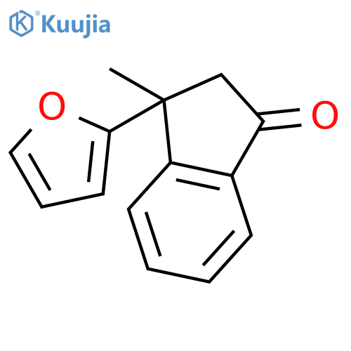 1H-Inden-1-one, 3-(2-furanyl)-2,3-dihydro-3-methyl- structure