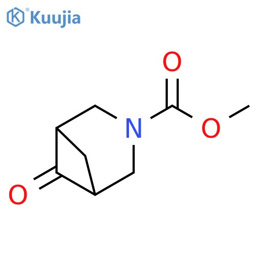 METHYL 6-OXO-3-AZABICYCLO[3.1.1]HEPTANE-3-CARBOXYLATE structure