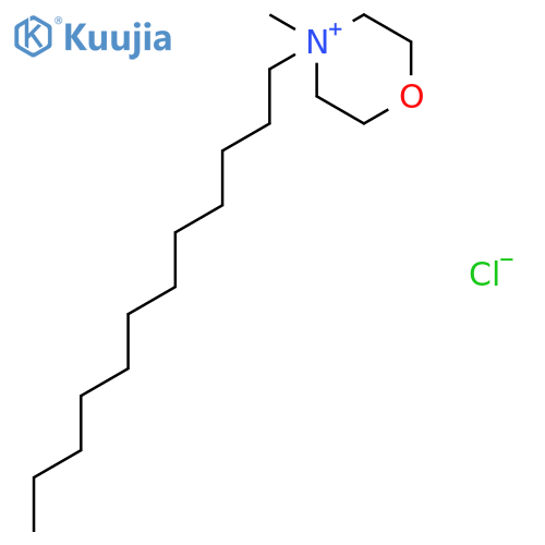 Morpholinium, 4-dodecyl-4-methyl-, chloride structure