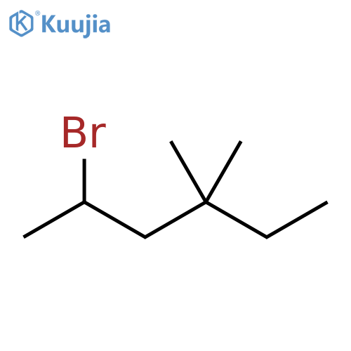 2-bromo-4,4-dimethylhexane structure