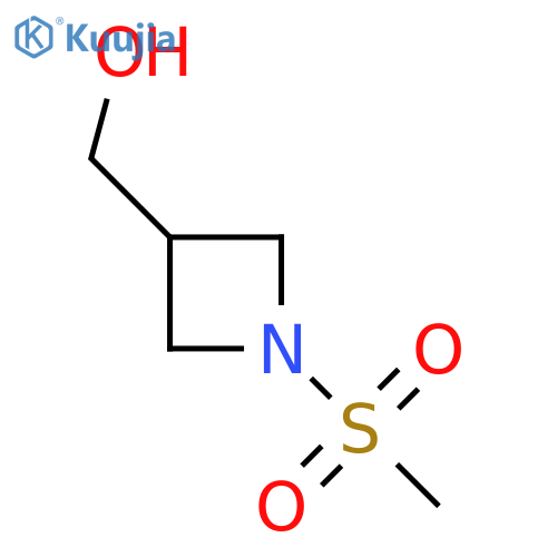 (1-Methanesulfonylazetidin-3-yl)methanol structure