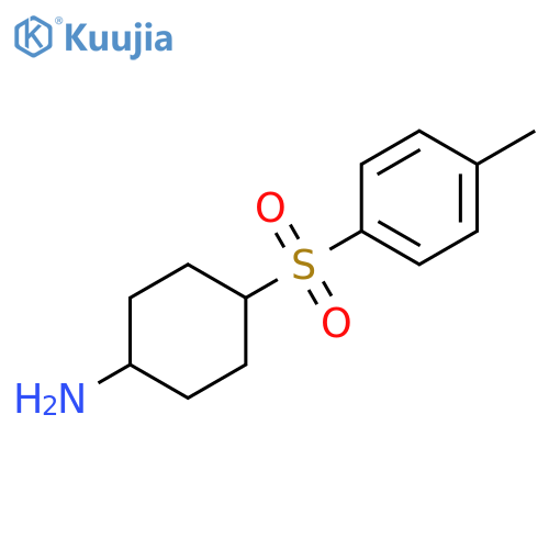 4-(4-methylbenzenesulfonyl)cyclohexan-1-amine structure
