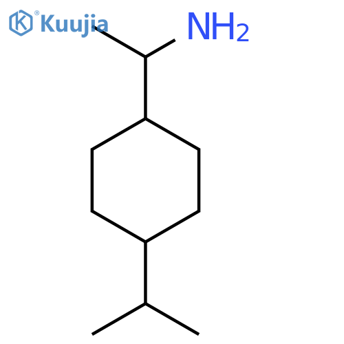 1-4-(propan-2-yl)cyclohexylethan-1-amine structure