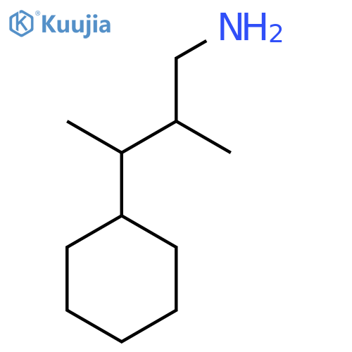 3-Cyclohexyl-2-methylbutan-1-amine structure