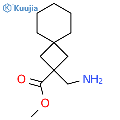 methyl 2-(aminomethyl)spiro3.5nonane-2-carboxylate structure