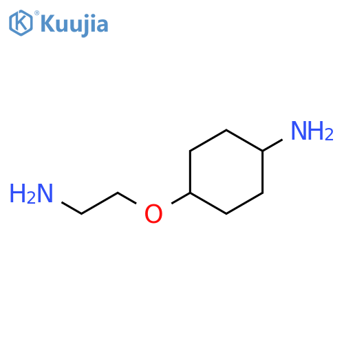4-(2-aminoethoxy)cyclohexan-1-amine structure