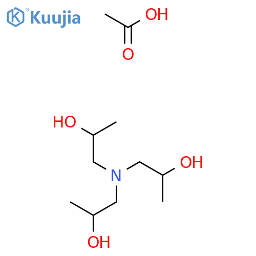 2-Propanol, 1,1',1''-nitrilotris-, acetate (1:1) structure