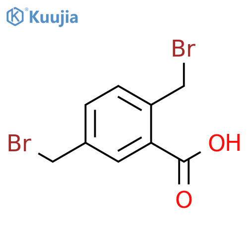 Benzoic acid, 2,5-bis(bromomethyl)- structure