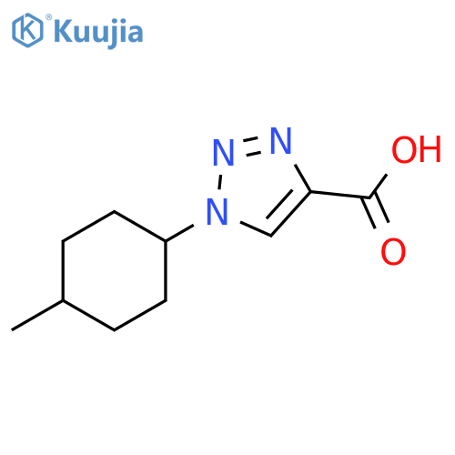 1-(4-methylcyclohexyl)-1H-1,2,3-triazole-4-carboxylic acid structure