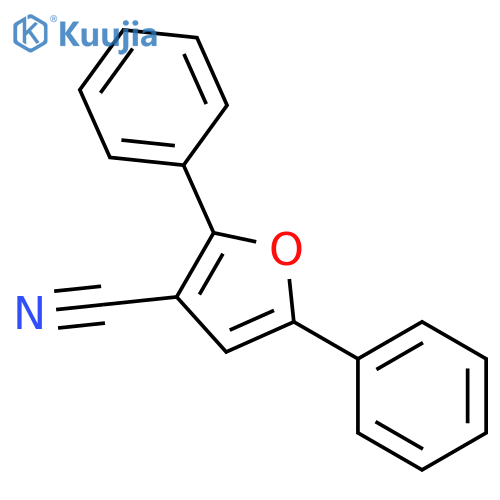 3-Furancarbonitrile,2,5-diphenyl- structure