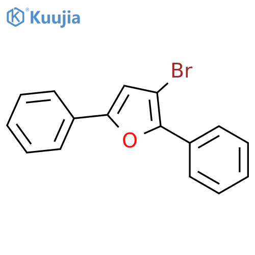 Furan, 3-bromo-2,5-diphenyl- structure
