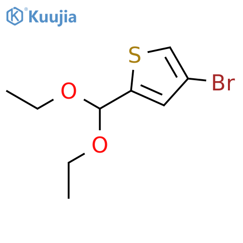 4-bromo-2-(diethoxymethyl)thiophene structure