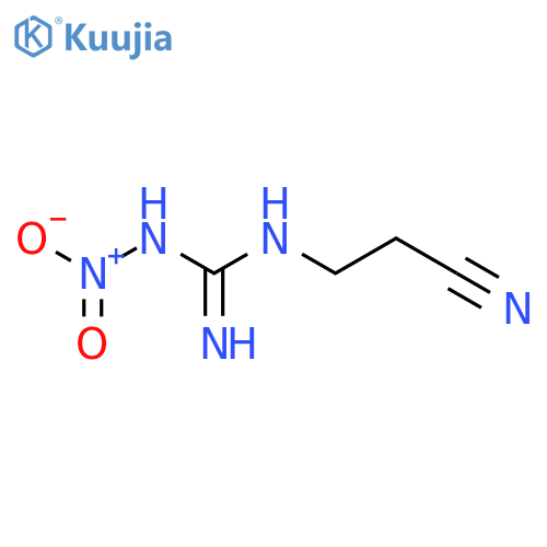 GUANIDINE, N-(2-CYANOETHYL)-N'-NITRO- structure
