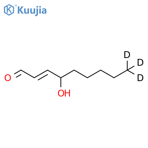 4-hydroxy Nonenal-d3 structure