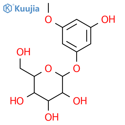 2-(3-Hydroxy-5-methoxyphenoxy)-6-(hydroxymethyl)oxane-3,4,5-triol structure