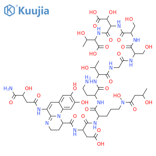 Pyoverdin C 2A(Pseudomonas putida) (9CI) structure