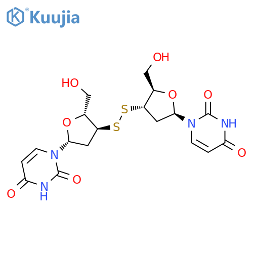 Uridine, 3',3'''-dithiobis[2',3'-dideoxy- structure