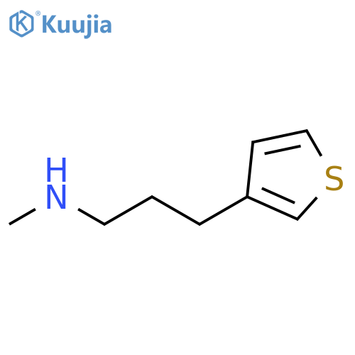 methyl3-(thiophen-3-yl)propylamine structure