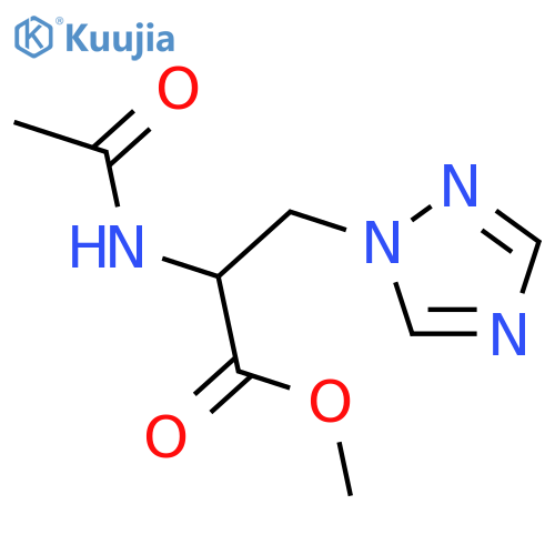 Methyl 2-Acetamido-3-(1,2,4-triazol-1-yl)propanoate structure