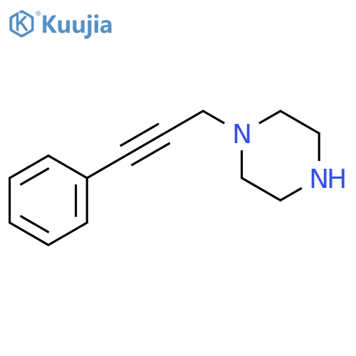 Piperazine, 1-(3-phenyl-2-propynyl)- structure