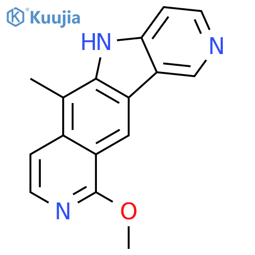 5H-Pyrido[3',4':4,5]pyrrolo[2,3-g]isoquinoline, 10-methoxy-6-methyl- structure