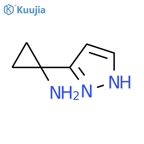 1-(1H-pyrazol-3-yl)cyclopropan-1-amine structure