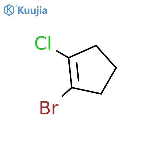 Cyclopentene, 1-bromo-2-chloro- structure