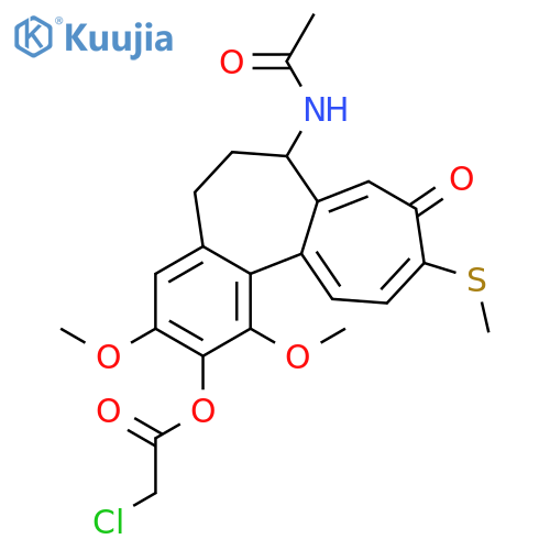 (S)-2-Chloroacetyl-2-demethyl Thiocolchicine structure