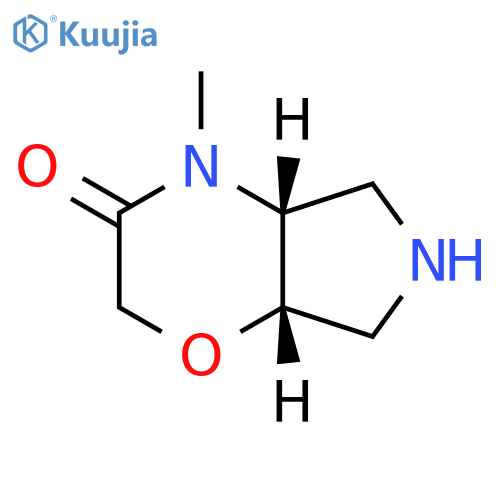 rac-(4aS,7aR)-4-Methylhexahydropyrrolo[3,4-b][1,4]oxazin-3(2H)-one structure