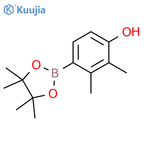 2,3-dimethyl-4-(4,4,5,5-tetramethyl-1,3,2-dioxaborolan-2-yl)phenol structure