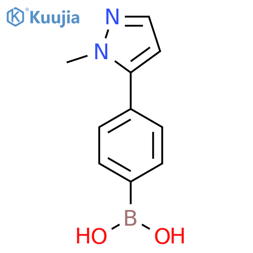 4-(1-methyl-1H-pyrazol-5-yl)phenylboronic acid structure