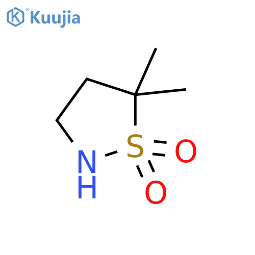 5,5-dimethyl-1lambda6,2-thiazolidine-1,1-dione structure