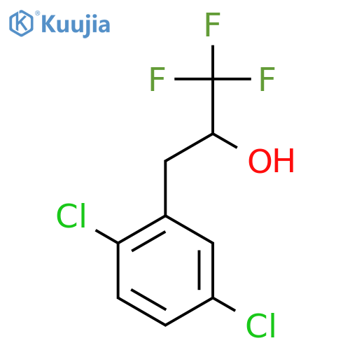 3-(2,5-Dichlorophenyl)-1,1,1-trifluoropropan-2-ol structure