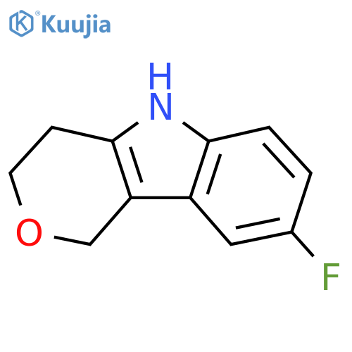 8-Fluoro-1,3,4,5-tetrahydropyrano[4,3-b]indole structure