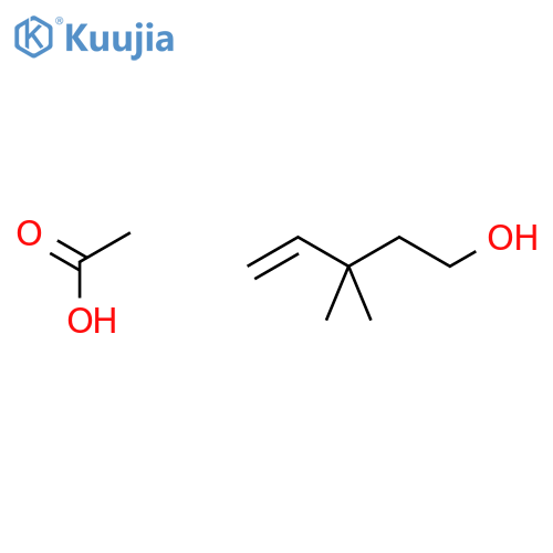 4-Penten-1-ol, 3,3-dimethyl-, acetate structure