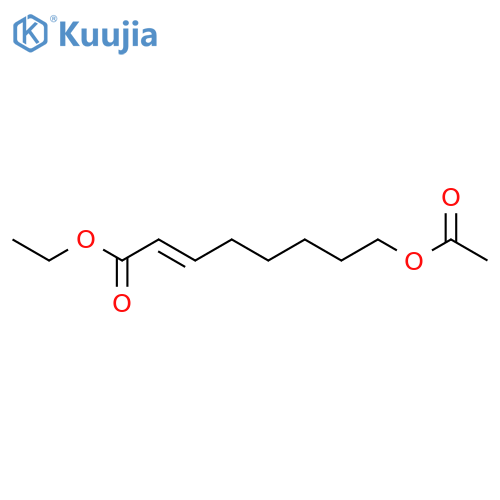 2-Octenoic acid, 8-(acetyloxy)-, ethyl ester, (E)- structure