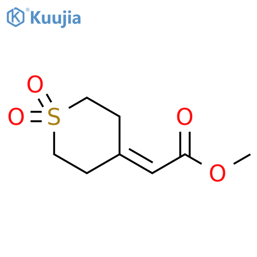 methyl 2-(1,1-dioxo-1lambda6-thian-4-ylidene)acetate structure