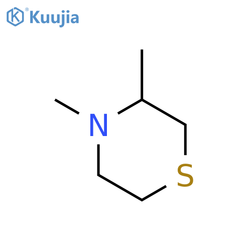 Thiomorpholine,3,4-dimethyl- structure