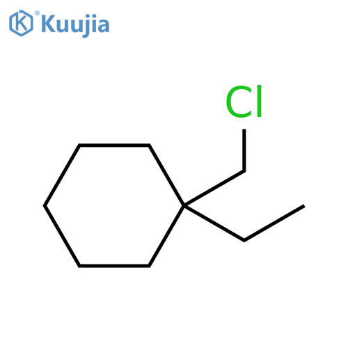 Cyclohexane, 1-(chloromethyl)-1-ethyl- structure