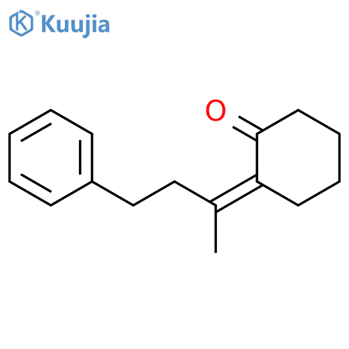 Cyclohexanone, 2-(1-methyl-3-phenylpropylidene)-, (E)- structure