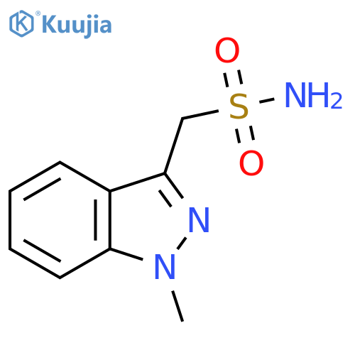 (1-methyl-1H-indazol-3-yl)methanesulfonamide structure