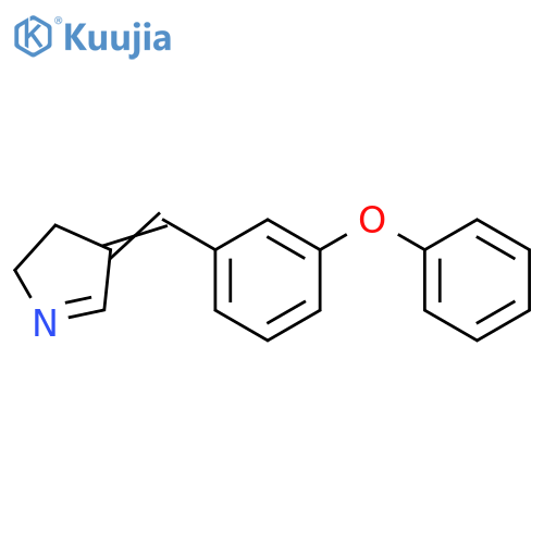 2H-Pyrrole, 3,4-dihydro-4-[(3-phenoxyphenyl)methylene]- structure