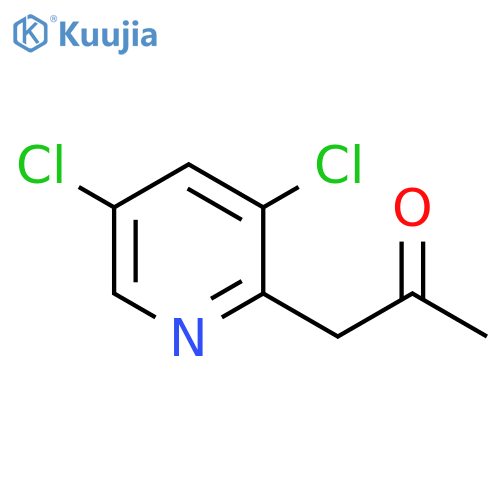1-(3,5-dichloropyridin-2-yl)propan-2-one structure