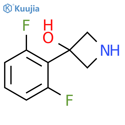3-(2,6-difluorophenyl)azetidin-3-ol structure