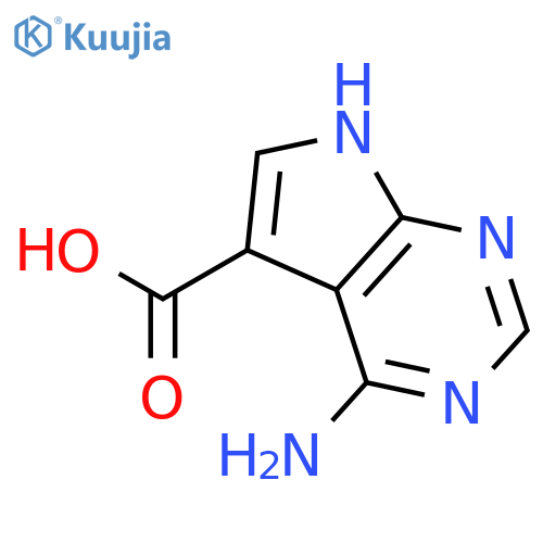 4-Amino-7H-pyrrolo[2,3-d]pyrimidine-5-carboxylic acid structure