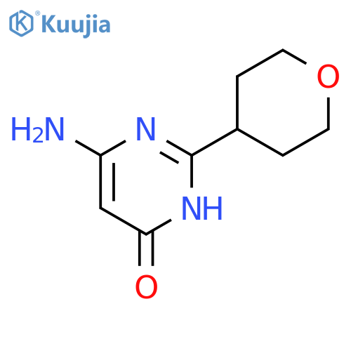 6-AMINO-2-(OXAN-4-YL)-3,4-DIHYDROPYRIMIDIN-4-ONE structure