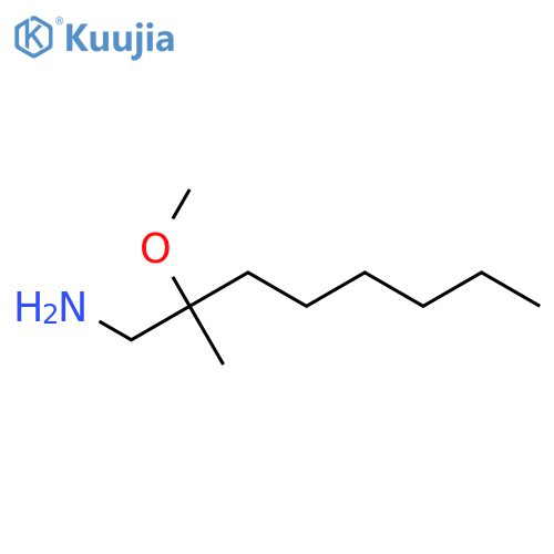 2-methoxy-2-methyloctan-1-amine structure