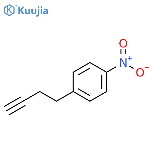 1-(but-3-yn-1-yl)-4-nitrobenzene structure