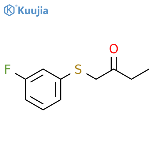2-Butanone, 1-[(3-fluorophenyl)thio]- structure