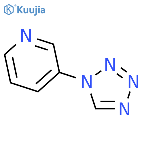 Pyridine,3-(1H-tetrazol-1-yl)- structure
